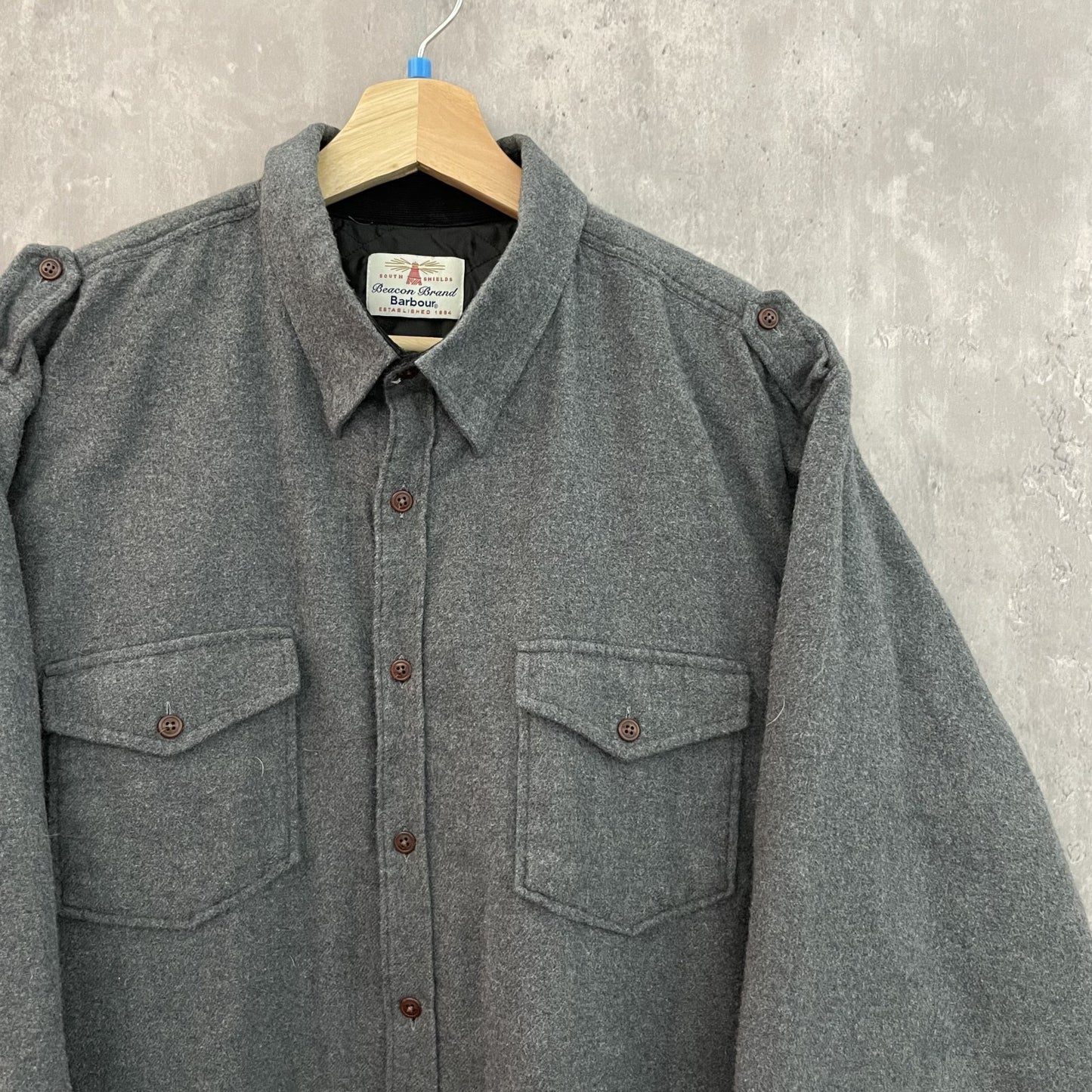 00s vintage 古着　ビンテージ　バブアー　裏地　キルティング　長袖シャツ　Barbour ロングスリーブ