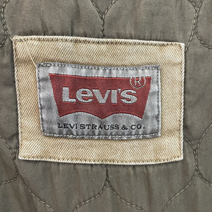 00s vintage 古着　ビンテージ　リーバイス　LEVI'S ハイネック　ブルゾンジャケット　無地　赤タブ　アメカジ　フルジップ