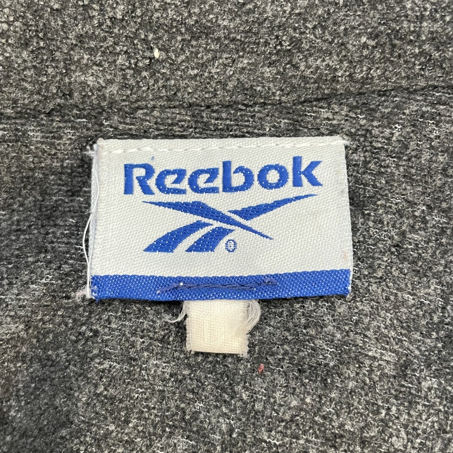 00s vintage 古着　ビンテージ　リーボック　Reebok 　ナイロンジャケット　裏地フリース　ストライプ