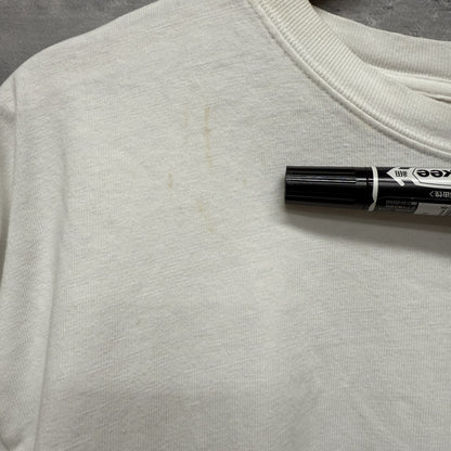 90s vintage 古着　ビンテージ　ハードロック　HardRock 胸元　バックプリント　アメカジ　ホワイト