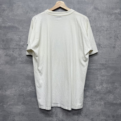 90s vintage 古着　ビンテージ　B&C フロントプリント　シティ　カジュアル　オーバーサイズ　ホワイト