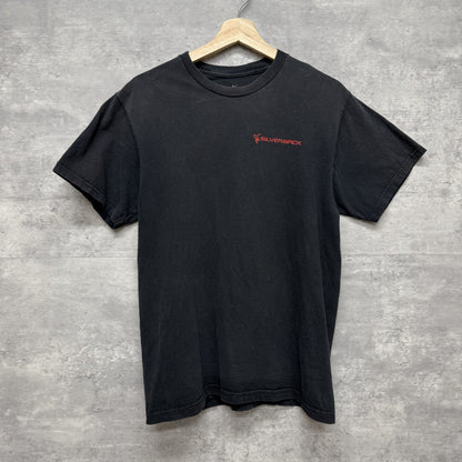 00s vintagえ古着　ビンテージ　SILVER BACK シルバーバック　ゴリラ　アメカジ　胸　バックプリント　ブラック