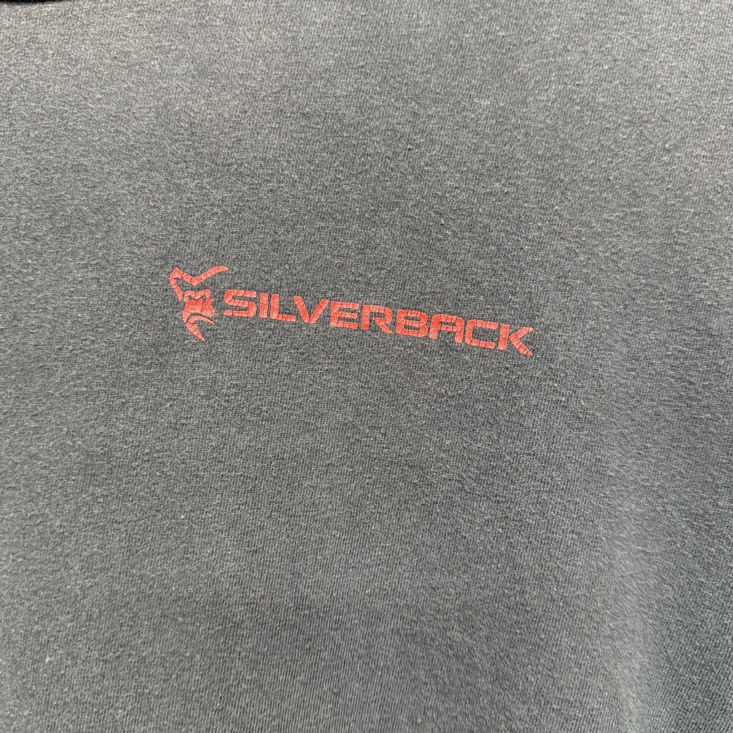 00s vintagえ古着　ビンテージ　SILVER BACK シルバーバック　ゴリラ　アメカジ　胸　バックプリント　ブラック