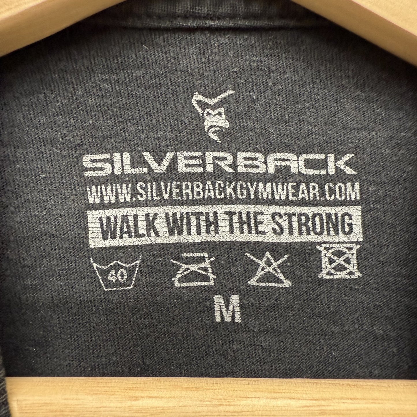 00s vintagえ古着　ビンテージ　SILVER BACK シルバーバック　ゴリラ　アメカジ　胸　バックプリント　ブラック