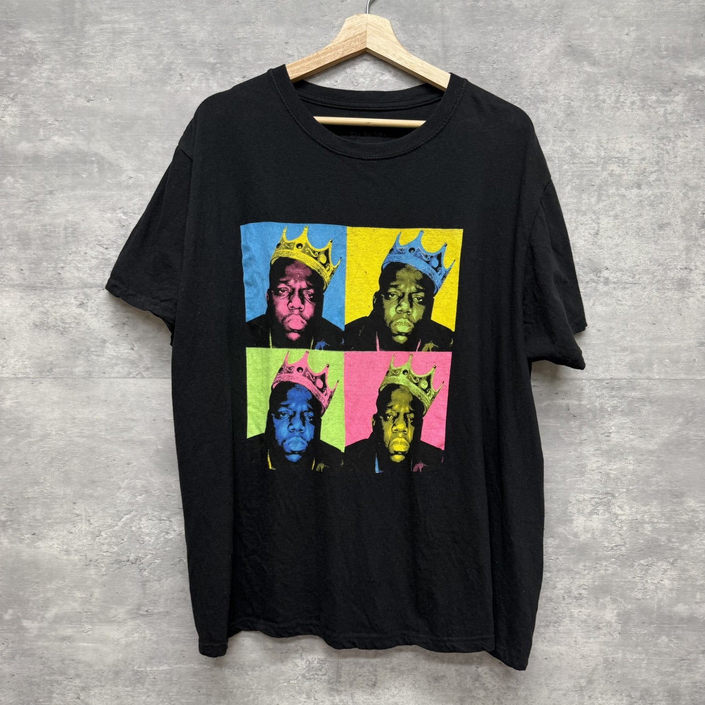 00s vintage 古着　ビンテージ　THE Notorious BIG ラッパー　ストリート　プリント　ビギー　バンドT