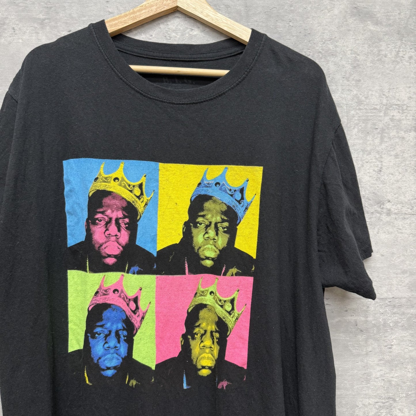 00s vintage 古着　ビンテージ　THE Notorious BIG ラッパー　ストリート　プリント　ビギー　バンドT