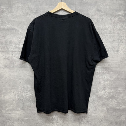 00s vintage 古着　ビンテージ　ギルダン　GILDAN ワンポイントプリント　ストリート　スケーター　ブラック