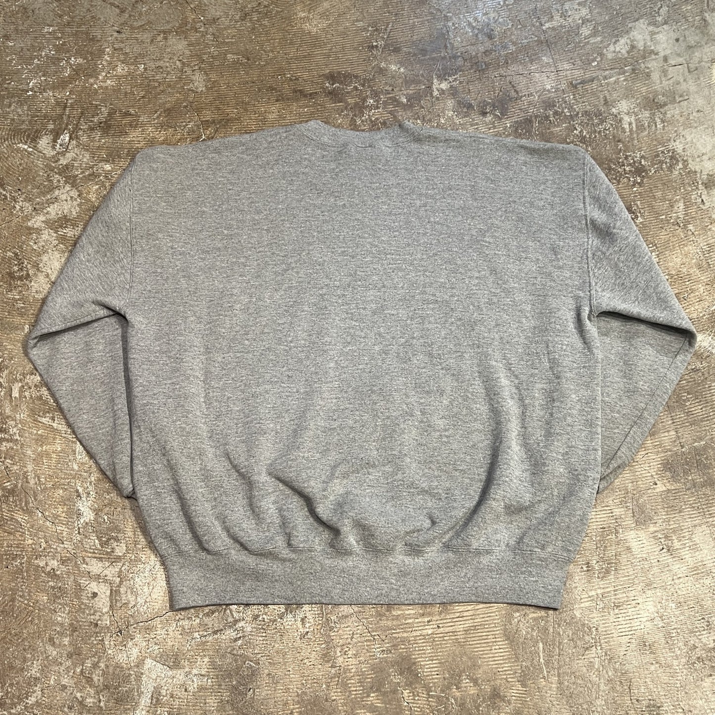 90s Russel カレッジフットボールセンタープリントスウェット　グレー　XXXL