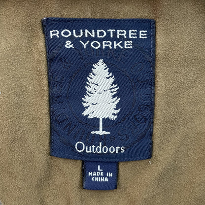 00s vintage 古着　ビンテージ　ROUNDTREE&YORKE ベロア　ハンティングジャケット　カバーオール　無地　