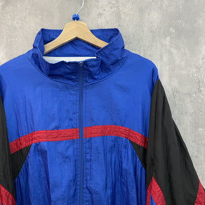 90s vintage 古着　ビンテージ　ナイロンジャケット　NORTHERN CLIMATE フルジップ　マルチカラー　アウトドア