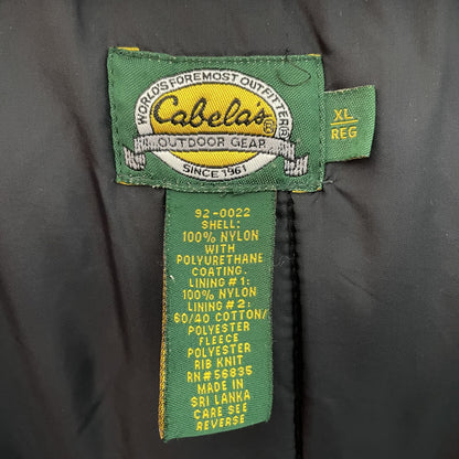 90s vintage 古着　ビンテージ　カベラス　Cabelas ジップアップ　パーカー　ナイロンスタジャン　ストリート