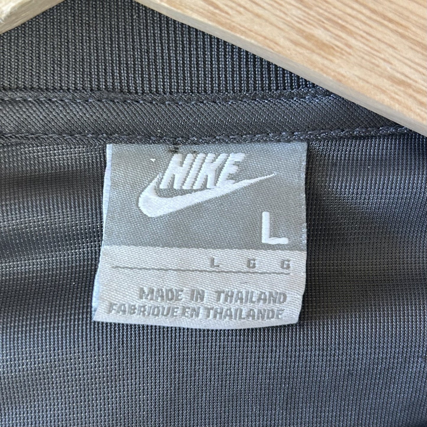 00s ナイキ　NIKE vintage 古着　ナイロン　トラックジャケット　メッシュ　フルジップ　ハイネック　ビンテージ