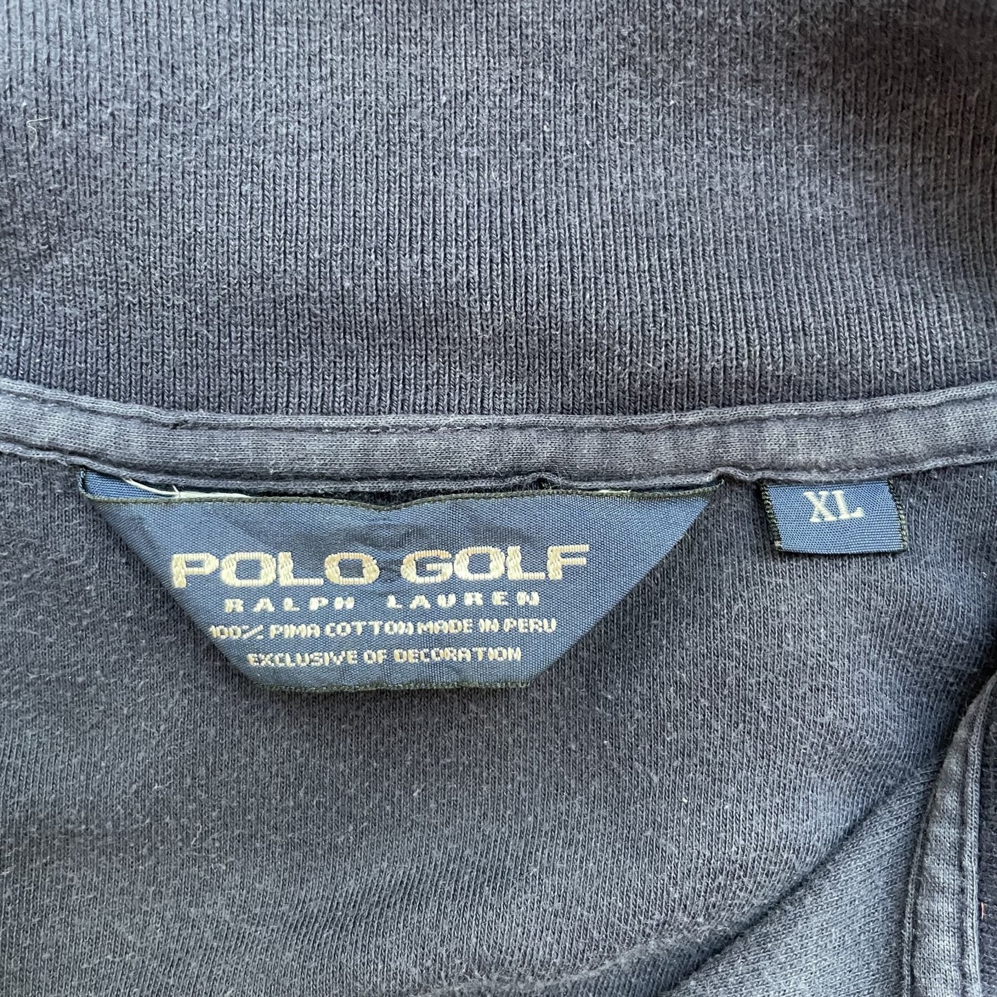 90s POLOGOLF ポロゴルフ ハーフジップ スウェットシャツ XLサイズ ラルフローレン RalphLauren 古着 vintage ビンテージ