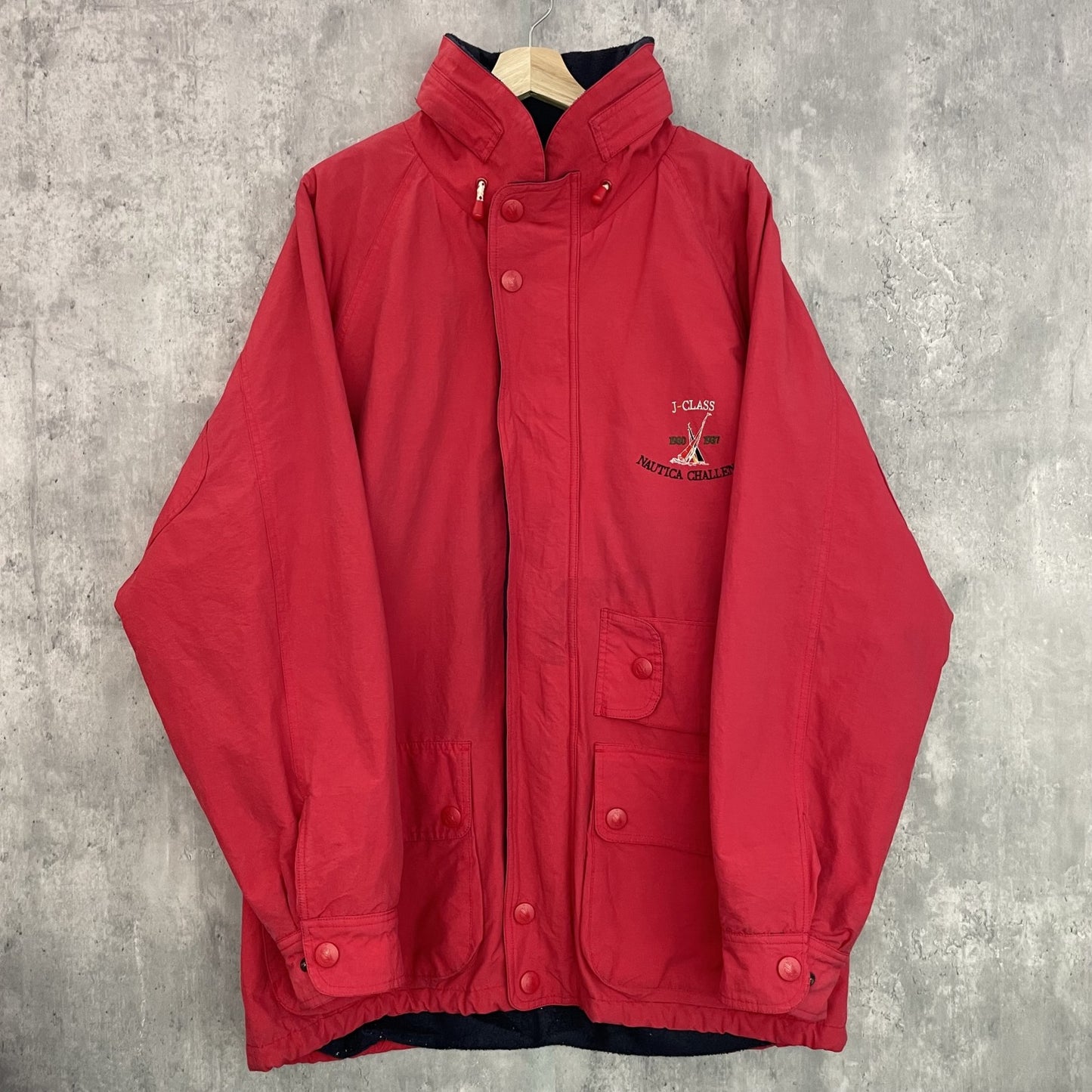 90s NAUTICA VINTAGE CoatJacket Lサイズ ノーティカ　古着　ビンテージ SailingFleece フリース