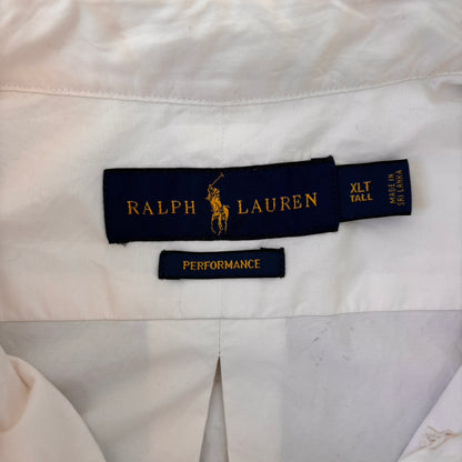 ポロラルフローレン　ラルフローレン　Polo　RalghLauren　長袖　長袖シャツ　白　ホワイト　