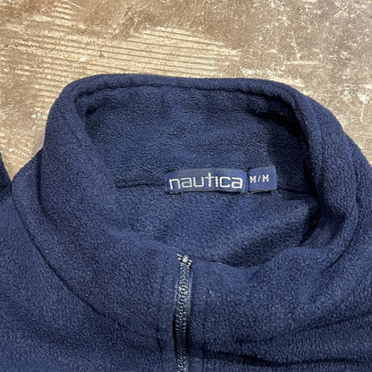 90s nautica フリースハーフジップジャケット