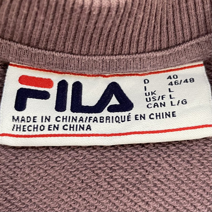 00s vintage 古着　ビンテージ　フィラ　FILA スウェット　オーバーサイズ　ロゴワッペン　シンプル