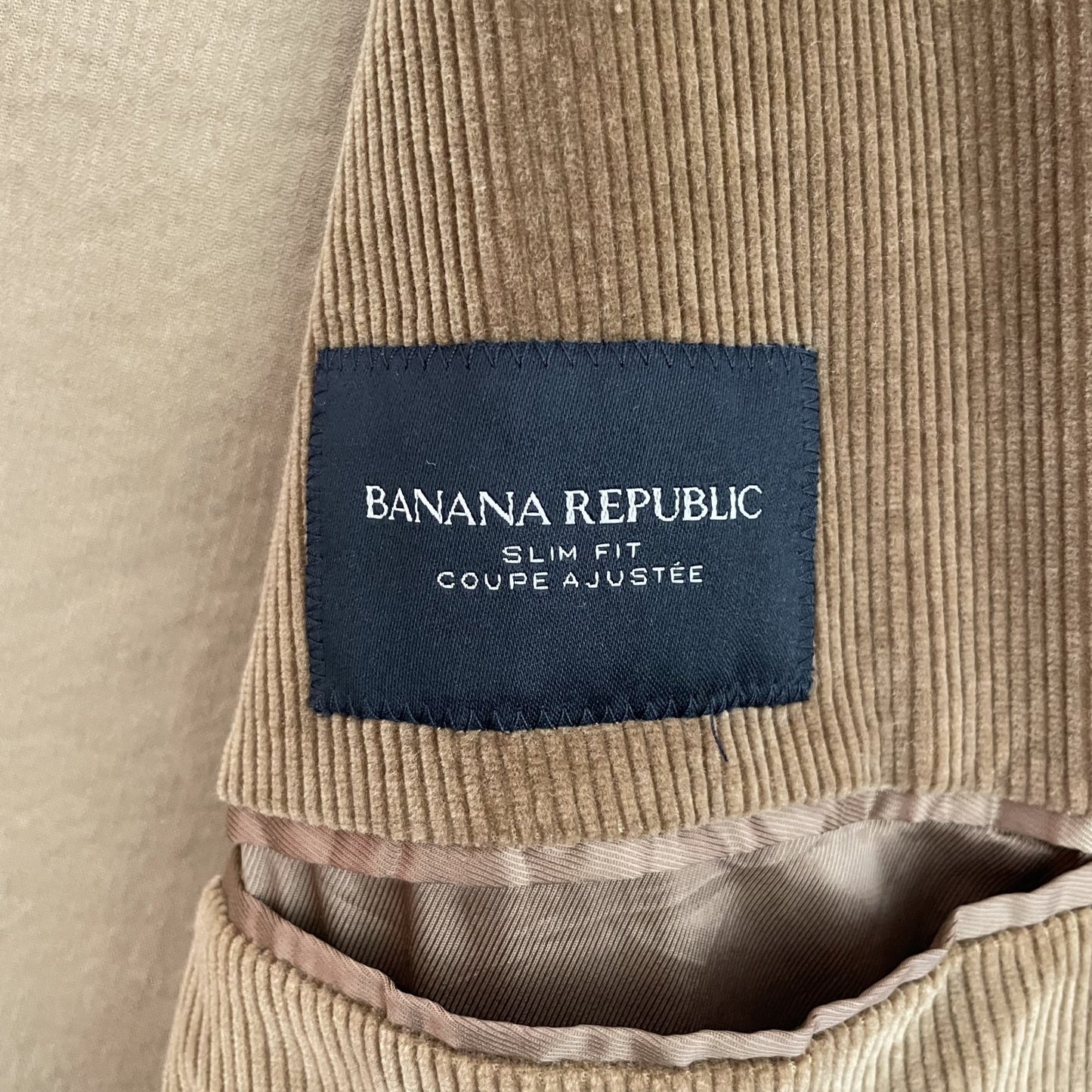 00s vintage 古着　ビンテージ　テーラードジャケット　BANANA REPUBLIC グローバルブランド　コーデュロイ