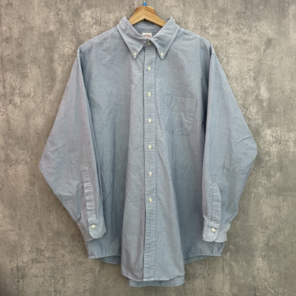 90s vintage 古着　ビンテージ　ブルックスブラザーズ　USA製　BrooksBrothers 長袖シャツ　ボタンダウン