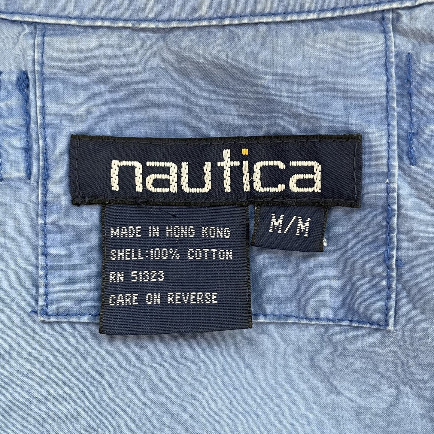 90s vintage 古着　ビンテージ　ノーティカ　NAUTICA　ワンポイント刺繍　フルジップ　ワンカラー　ブルゾン