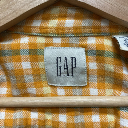 90s vintage GAP ギャップ　古着　ビンテージ　OLD オールド　ネルシャツ　長袖　ボタンシャツ　チェックシャツ