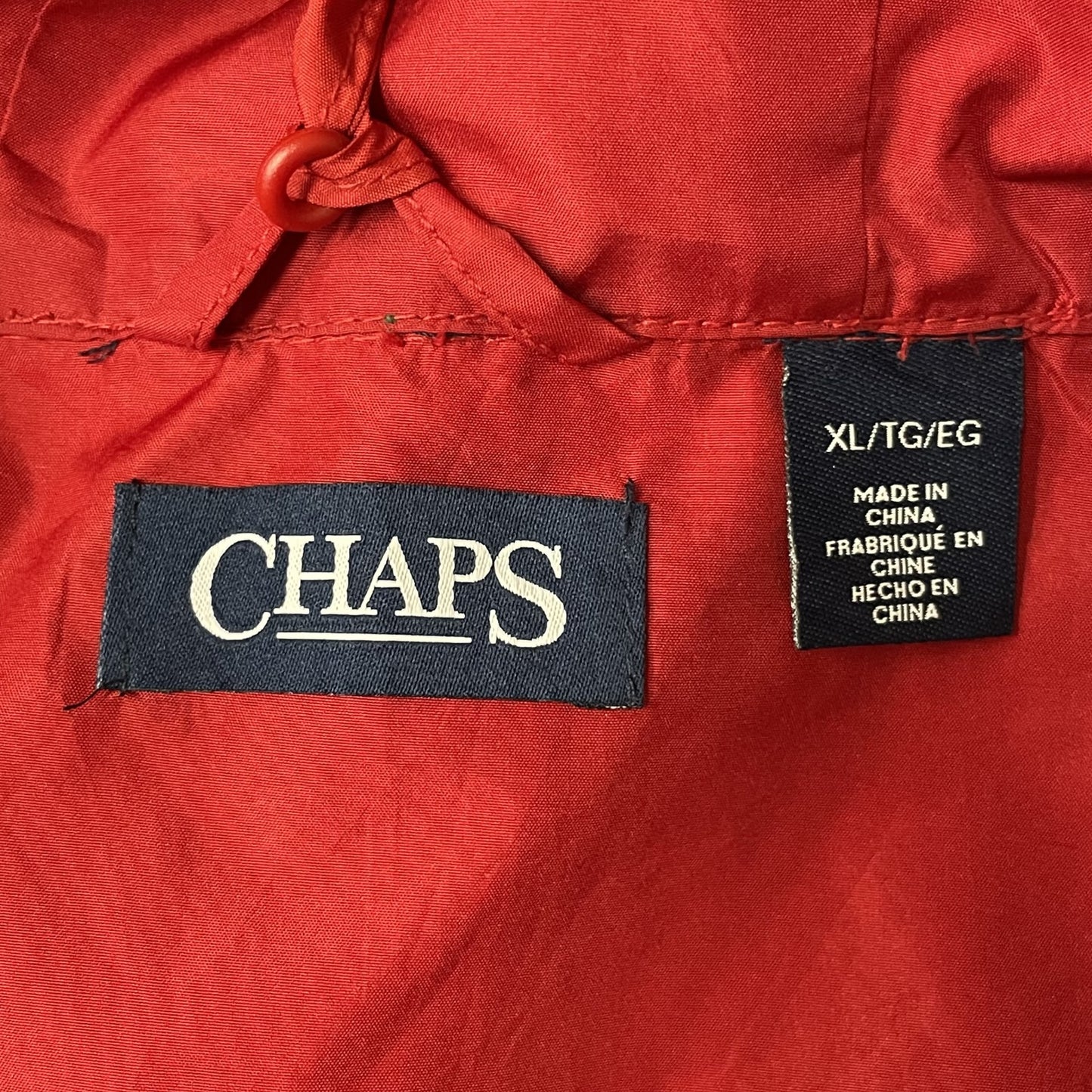 00s vintage 古着　ビンテージ　チャップス　CHAPS ナイロンジャケット　スケーター　ストリート　テック　フルジップ