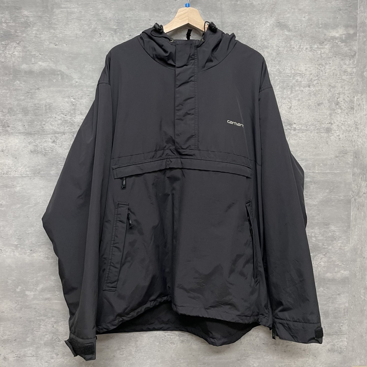 00s vintage 古着　ビンテージ　カーハート　Carhartt 　ナイロンジャケット　アノラックパーカー　ハーフジップ　テック　ストリート