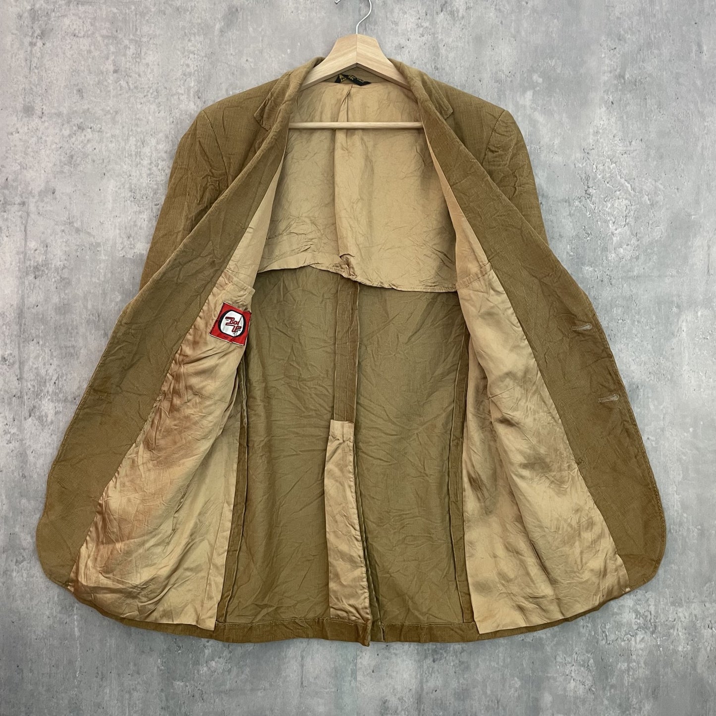 70s 80s vintage BodyWork ByHAGGAR USA製　エルボーパッチ　テーラードジャケット　コーデュロイ　古着　ビンテージ