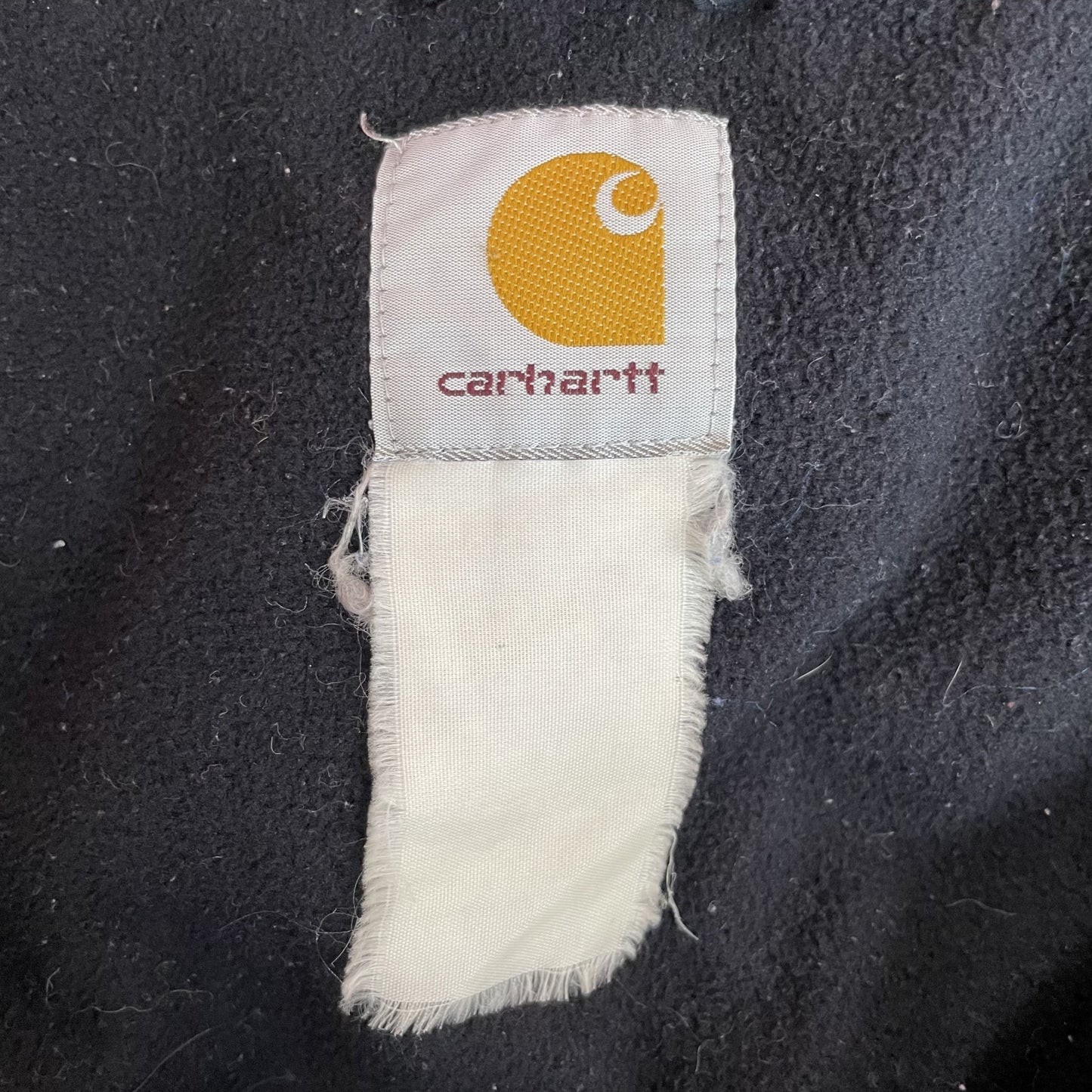 00s vintage 古着　ビンテージ　カーハート　Carhartt 　アノラックパーカー　裏地フリース　スケーター　ストリート　ハーフジップ