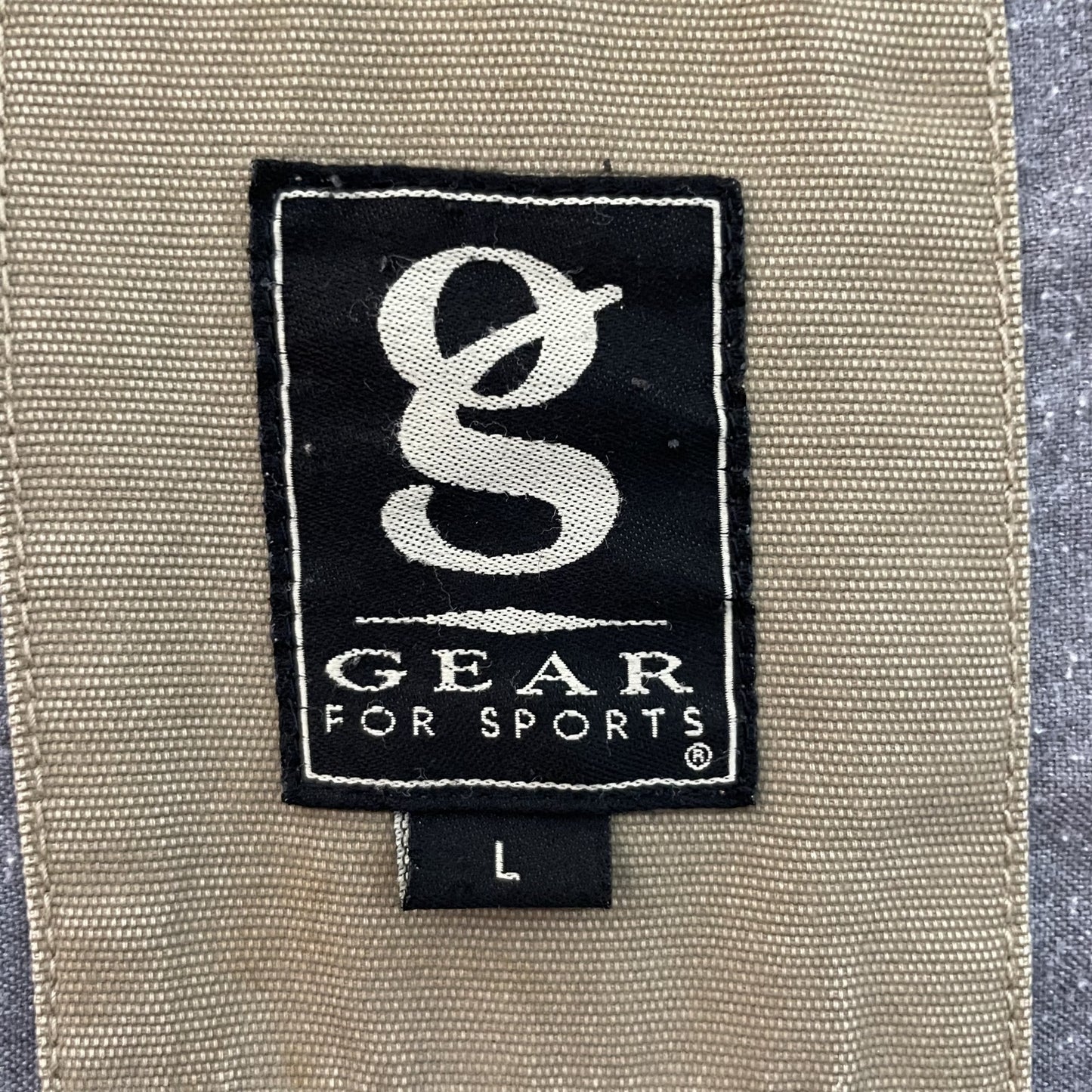 90s vintage 古着　ビンテージ　gGEAR スイングトップ　ジップアップ　アメカジ　首元刺繍