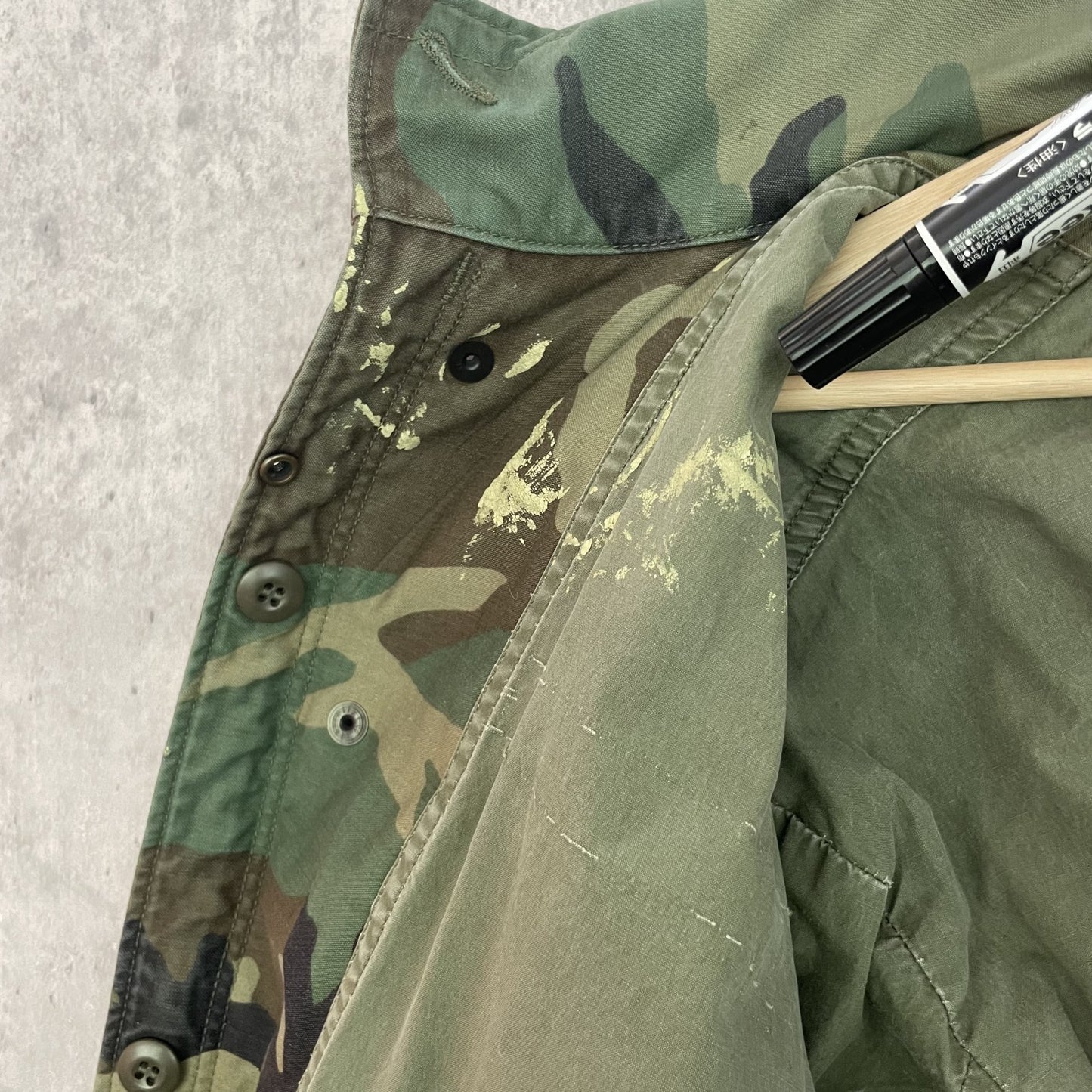 00s vintage ビンテージ　古着　M-65 フィールドジャケット　4th モデル　ミリタリー　military ジップアップ　カモ柄　USA