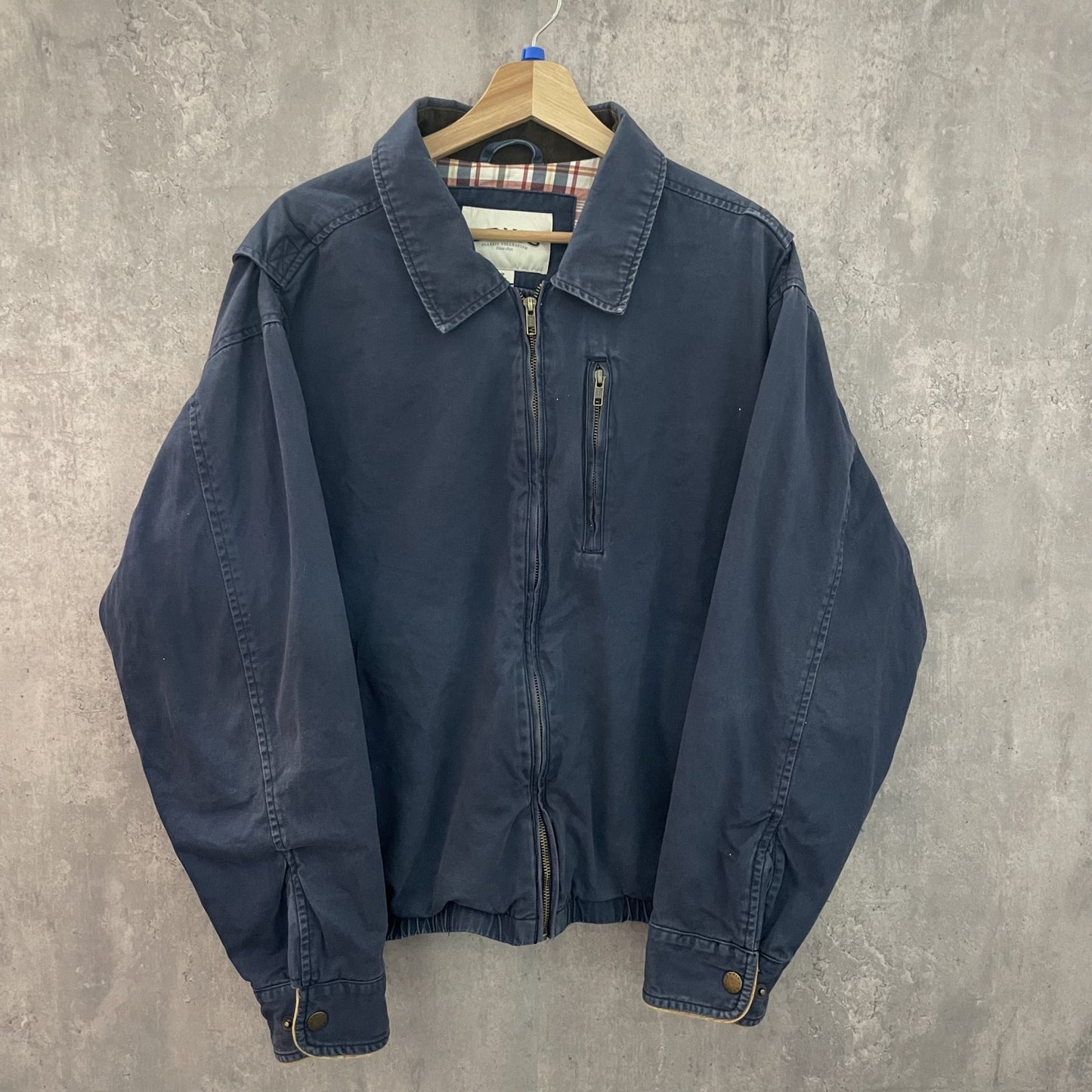 90s vintage 古着　ビンテージ　ORVIS オービス　ブルゾン　内側チャック　フルジップ