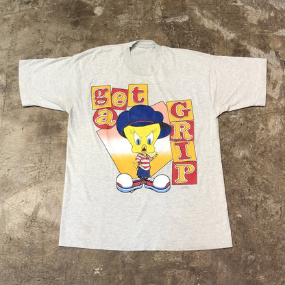 90s WARNER BROS トゥウィーティー get a grip ストリートT