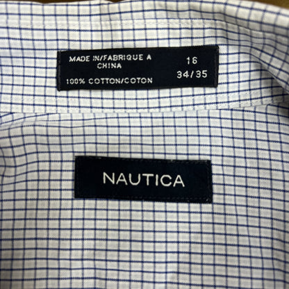 00s NAUTICA ノーティカ 長袖シャツ チェック柄 古着