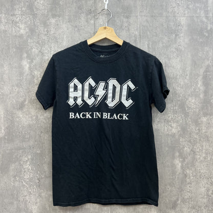 00s ACDC バンドＴシャツ BACK IN BLACK ロック バングラデッシュ制 古着