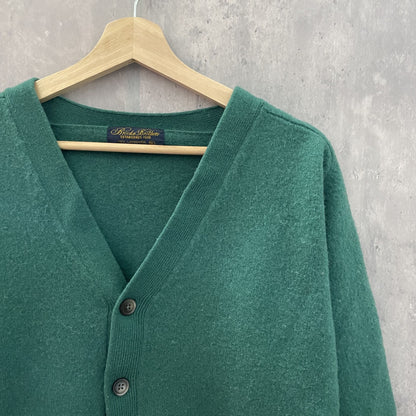 80s vintage　BrooksBrothers  古着　ビンテージ　ブルックスブラザーズ　ウール　カーディガン　