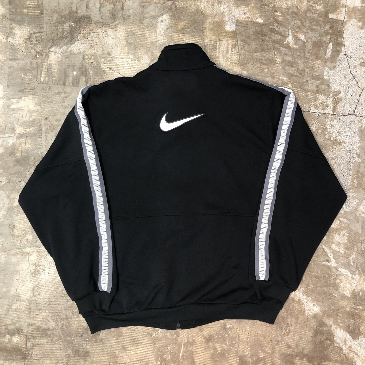 90s NIKE 白タグ　サイドライントラックジャケット　ワンポイントスウォッシュ