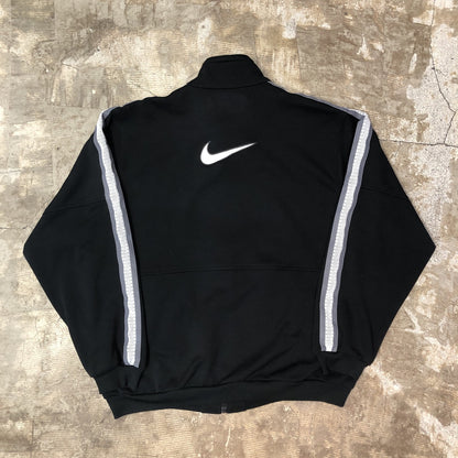 90s NIKE 白タグ　サイドライントラックジャケット　ワンポイントスウォッシュ