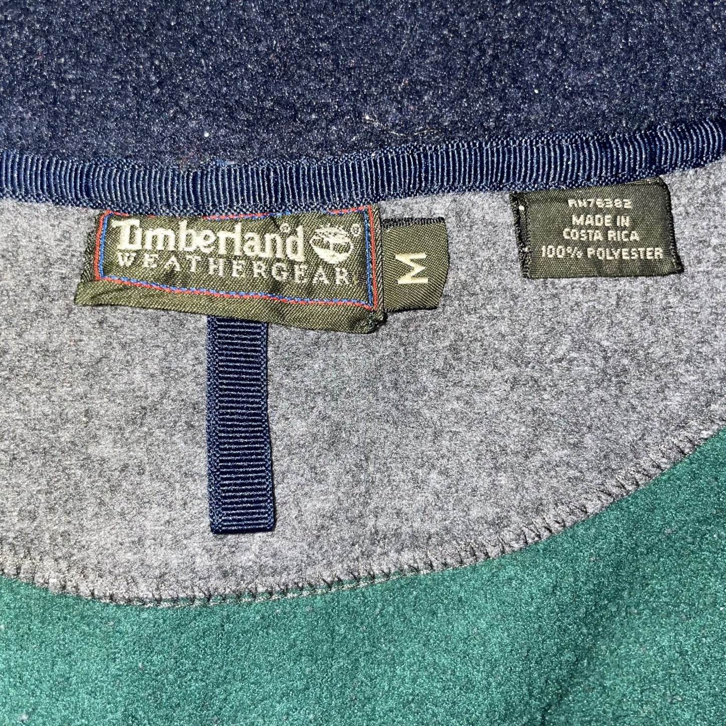 90s vintage 古着　ビンテージ　ティンバーランド Timberland フリース　ジャケット　カーキー　ストリート