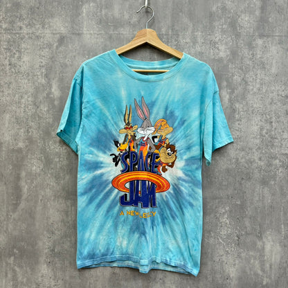 SPACE JAM ルーニー・テューンズ 半袖Ｔシャツ タイダイ柄 キャラＴシャツ Ｓサイズ