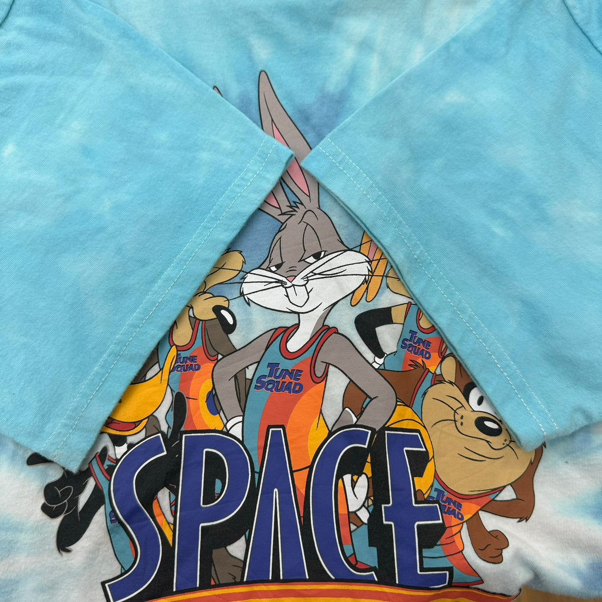 SPACE JAM ルーニー・テューンズ 半袖Ｔシャツ タイダイ柄 キャラＴシャツ Ｓサイズ