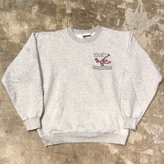 00s Hanes ULTIMATE COTTON バックプリント　短丈スウェット