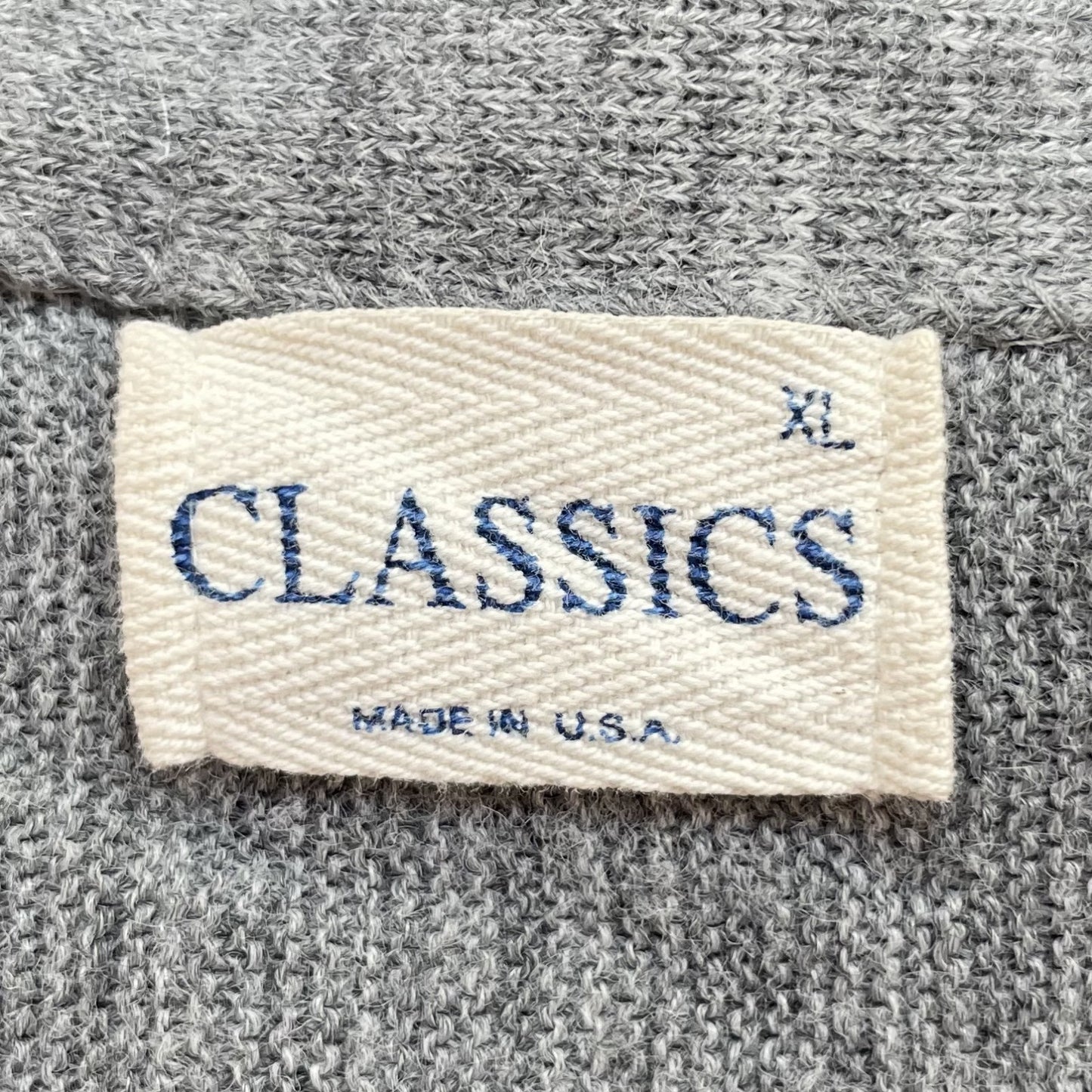 90s vintage　古着　ビンテージ　USA製　カーディガン　アクリル　メンズ　old CLASSICS