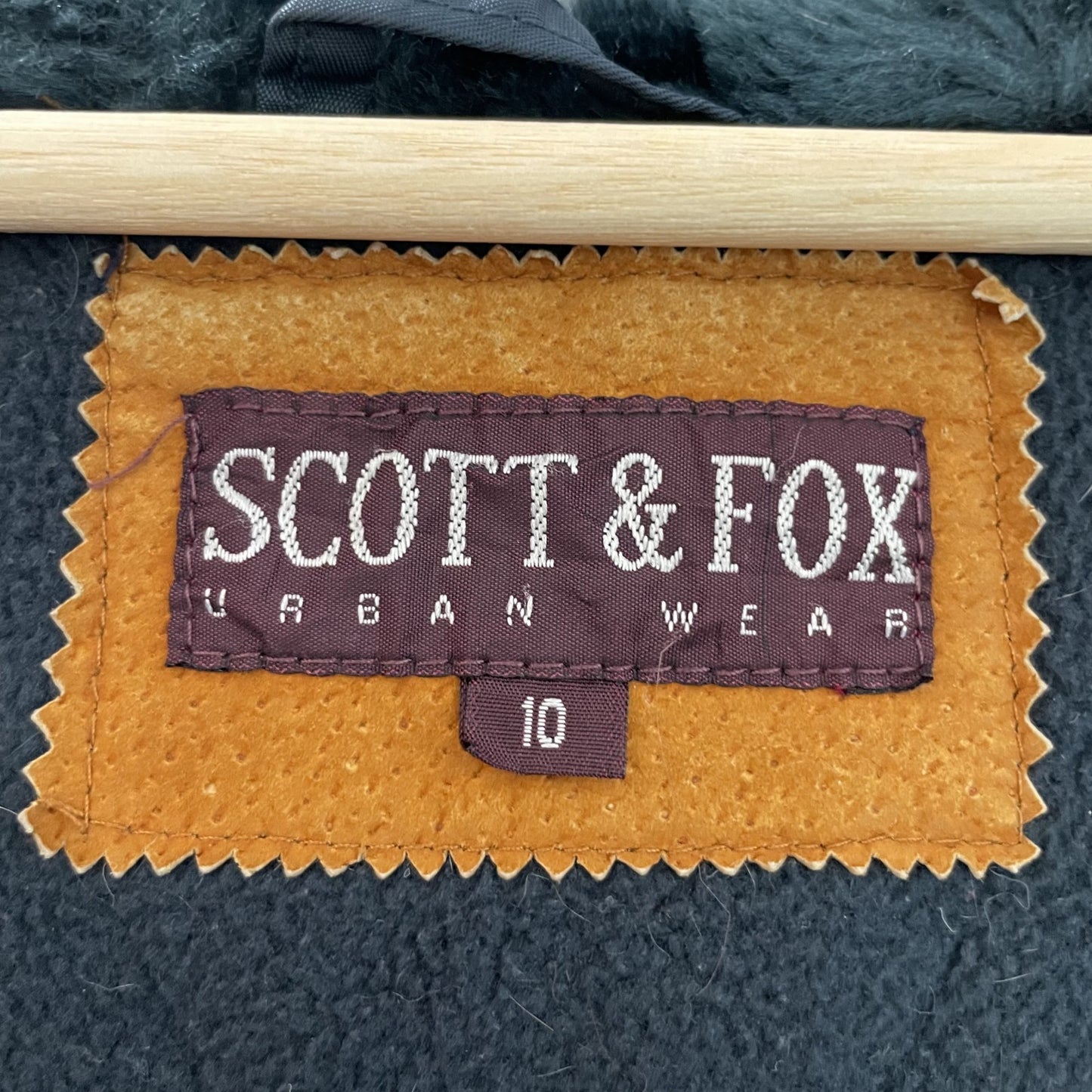 90s vintage 古着　ビンテージ　SCOTT&FOX スコットアンドフォックス　フライトジャケット　ナイロン　ネイビー