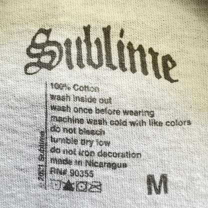 00’s Sublime サブライム バンドTシャツ サイズM ニカラグア製 白ホワイト