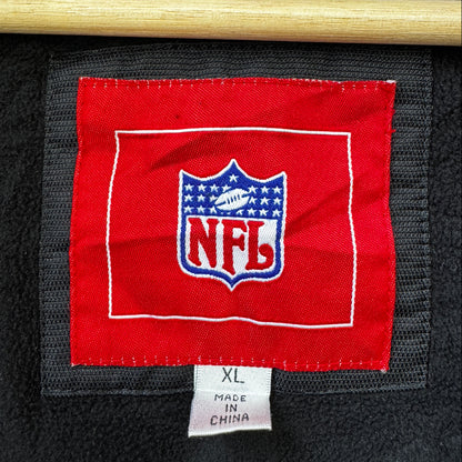 NFL サンフランシスコ フォーティナイナーズ コットン ナイロンジャケット XLサイズ 古着