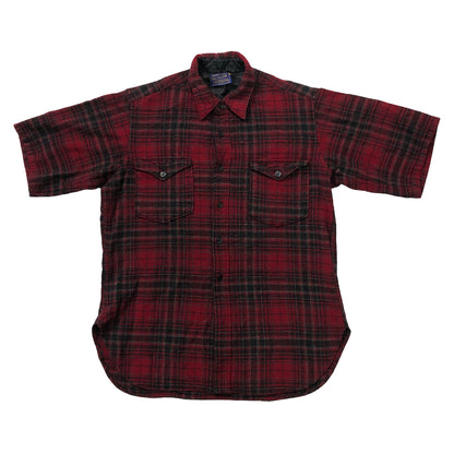50s vintage PENDLETON ペンドルトン 半袖シャツ ウールシャツ チェック