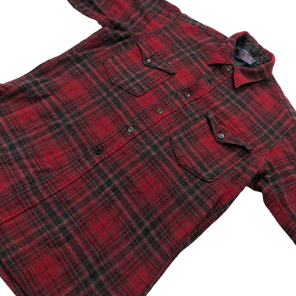 50s vintage PENDLETON ペンドルトン 半袖シャツ ウールシャツ チェック