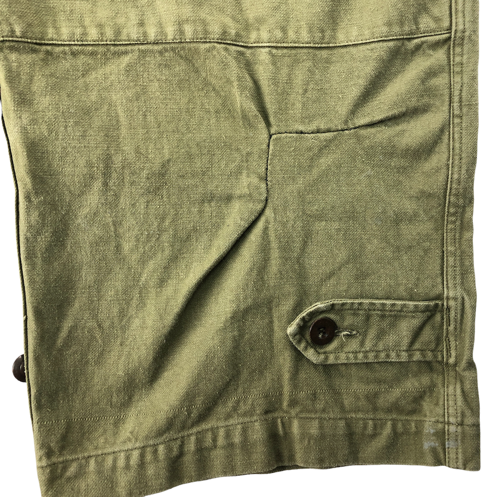 50s vintage M-47前期 French Army フランス軍 実物 ミリタリーパンツ カーゴパンツ 比翼ボタン