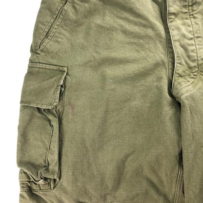 50s vintage M-47前期 French Army フランス軍 実物 ミリタリーパンツ カーゴパンツ 比翼ボタン